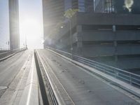 Urban Snapshot: City Architecture with a Bridge