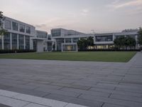 Urban Space in Shenzhen: Grass Lawns and Modern Architecture