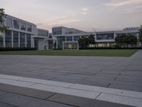 Urban Space in Shenzhen: Grass Lawns and Modern Architecture