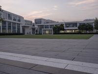 Urban Space in Shenzhen: Grass Lawns and Modern Architecture