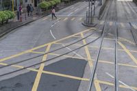 Urban Thoroughfare in Hong Kong, Asia