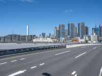 Urban Tokyo Skyline: Bridges and Clouds