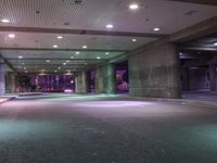 Urban Tunnel Night in Metropolitan Area 001