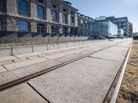 Urban Walkway in Berlin Concrete Art District