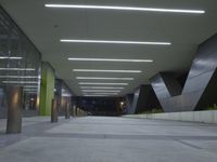 Urban Walkway on a Concrete Bridge