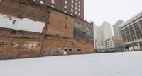 Urban Winter: Snowy Downtown Detroit