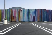 USA Building: Facade and Structure next to Road