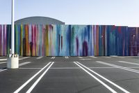 USA Building: Facade and Structure next to Road