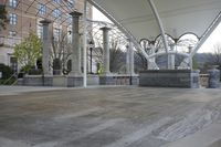 USA City Building Exterior: A Daytime View