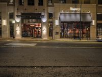 USA City Road: Asphalt and City Lights