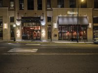 USA City Road: Asphalt and City Lights