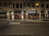 USA City Road: Asphalt and City Lights