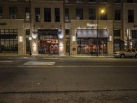 USA City Road: Asphalt and City Lights