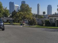 USA City Streets and High Rises