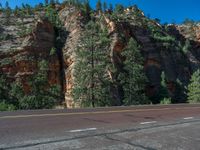 USA's Clear Sky Landscape: Exploring Zion National Park