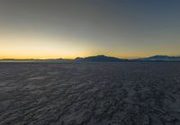 USA's Clear Sky: Mountain and Salt Lake Reflections