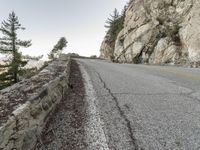 USA: Clear Sky on a Rugged Road in Nature's Landscape