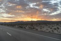 USA Colorado: Sunset in the Desert Landscape