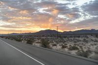 USA Colorado: Sunset in the Desert Landscape