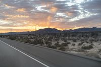 USA Colorado: Sunset in the Desert Landscape