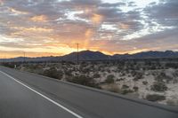 USA Colorado: Sunset in the Desert Landscape