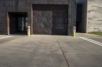 Concrete Street in Iowa City, USA