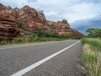 USA Day: Clouds and Nature Along the Road