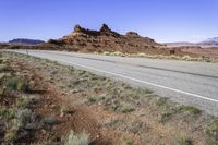 USA: A Day in the Desert on a Mountain Road