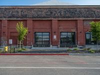 USA Day: Warehouse with Clear Skies and Road