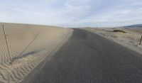 USA Desert Landscape with Straight Road