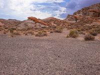 USA Desert: Sand and Dirt Road Through Mountain Terrain