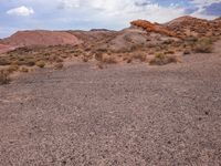 USA Desert: Sand and Dirt Road Through Mountain Terrain