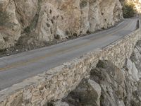 USA Highway: Road with a Stunning Mountain View