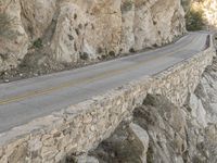 USA Highway: Road with a Stunning Mountain View