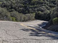 USA Highway Road: California Mountain Landscape