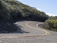 USA Highway: Scenic Landscape with Mountain Views