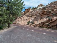 USA Landscape: Asphalt Road for a Scenic Drive