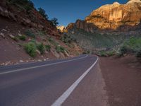 USA Landscape: Dawn, Mountain, and Shadow