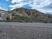 USA Landscape: A Day with Fluffy Clouds and Scenic Road