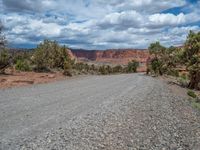 USA Landscape: Dirt Road and Gravel Track