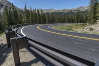 USA Landscape: Forested Mountains and Crested Butte