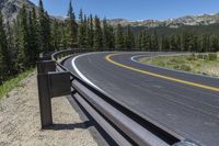 USA Landscape: Forested Mountains and Crested Butte