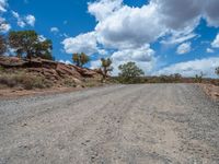 USA Landscape: Gravel Streets and Natural Beauty