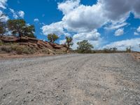 USA Landscape: Gravel Streets and Natural Beauty