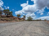 USA Landscape: Gravel Streets and Natural Beauty