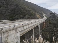 USA Landscape: Majestic Mountains and a Bridge Spanning the Gap