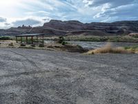 USA Landscape: A River Surrounded by Canyons and Nature