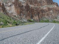 USA Landscape: Road Through Nature and Mountains