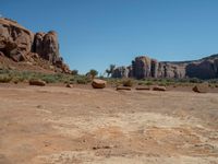 USA Landscape: Utah and Arizona's Clear Sky Views