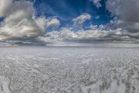 USA Mountain Desert: Salt Formations Under Sunlight